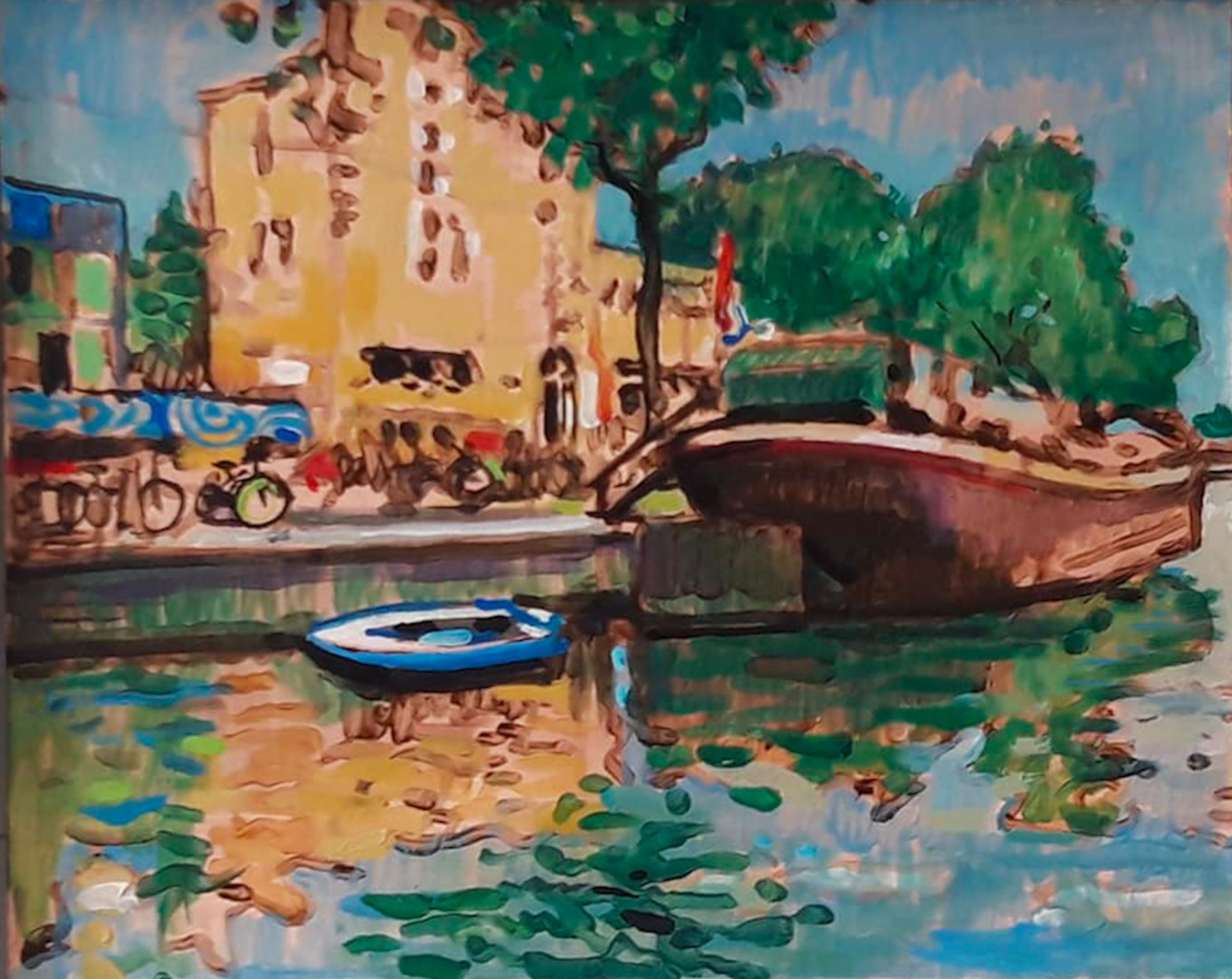 Piushaven vanaf het water