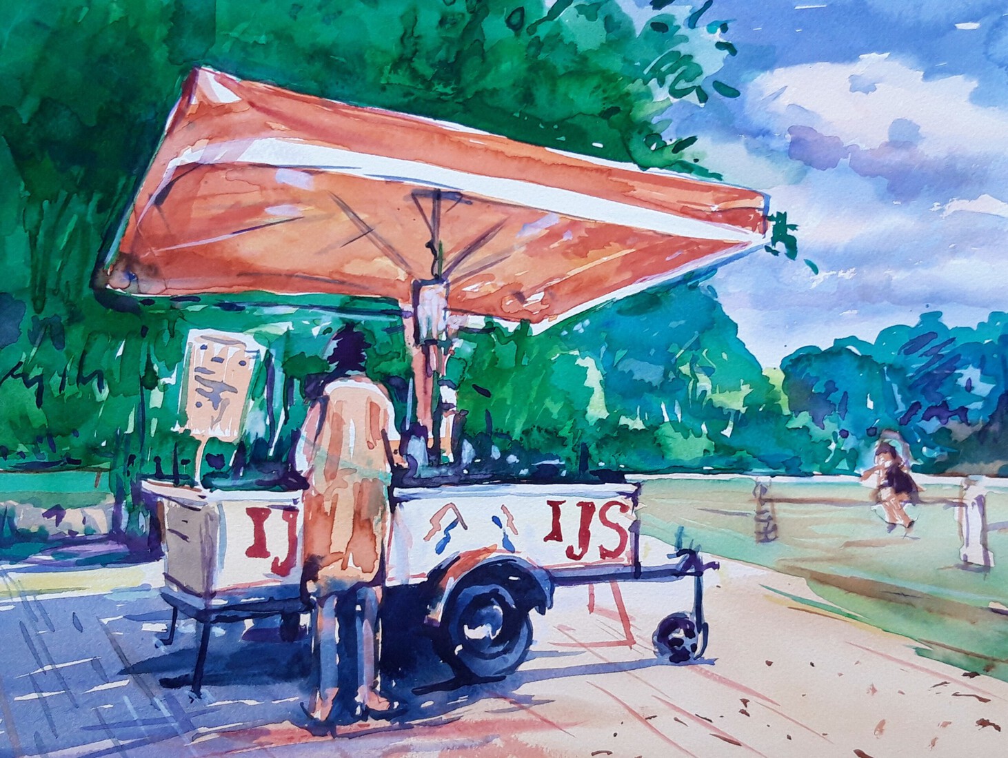 De ijskar van de Tilburgse IJskoning