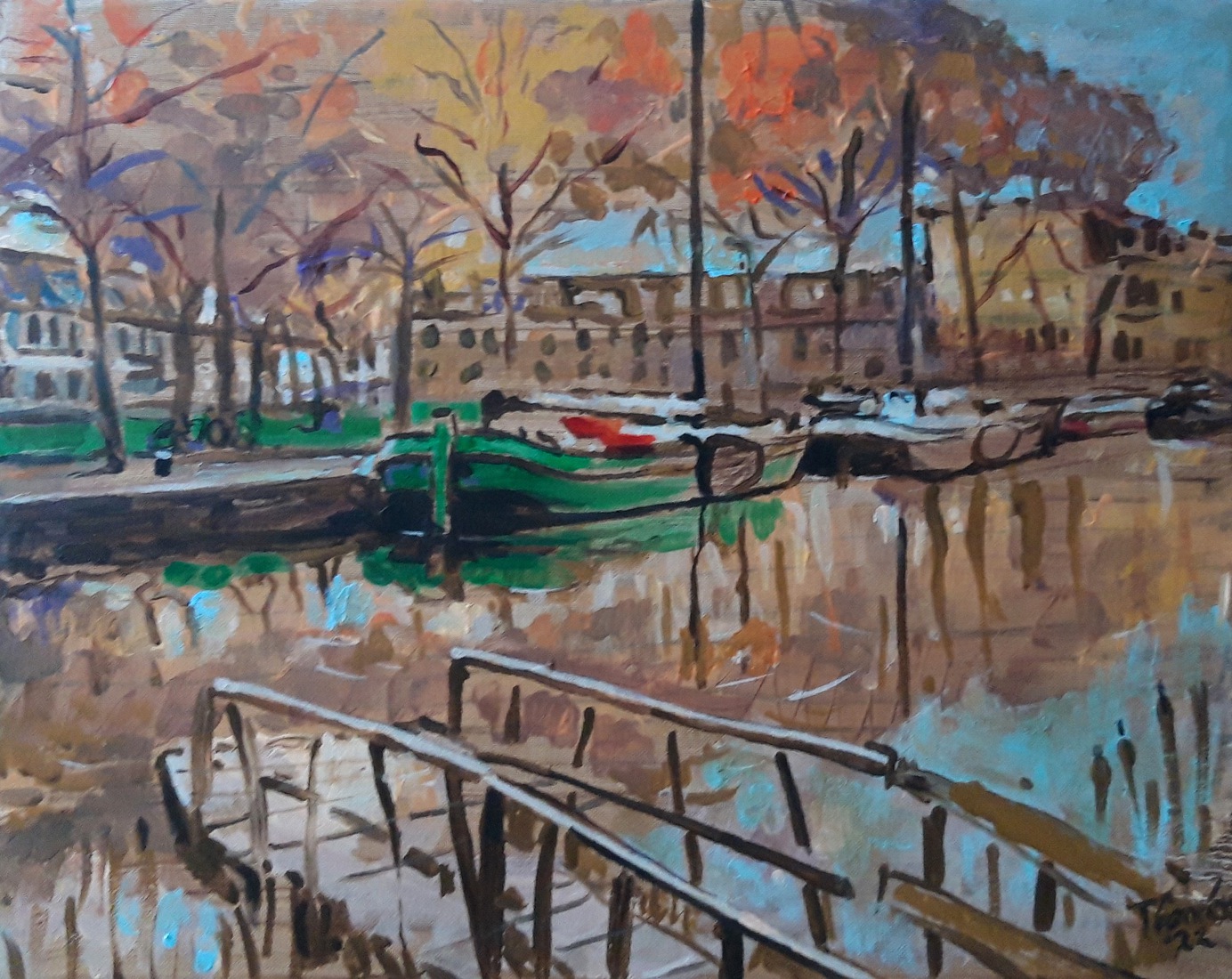 Piushaven met steiger