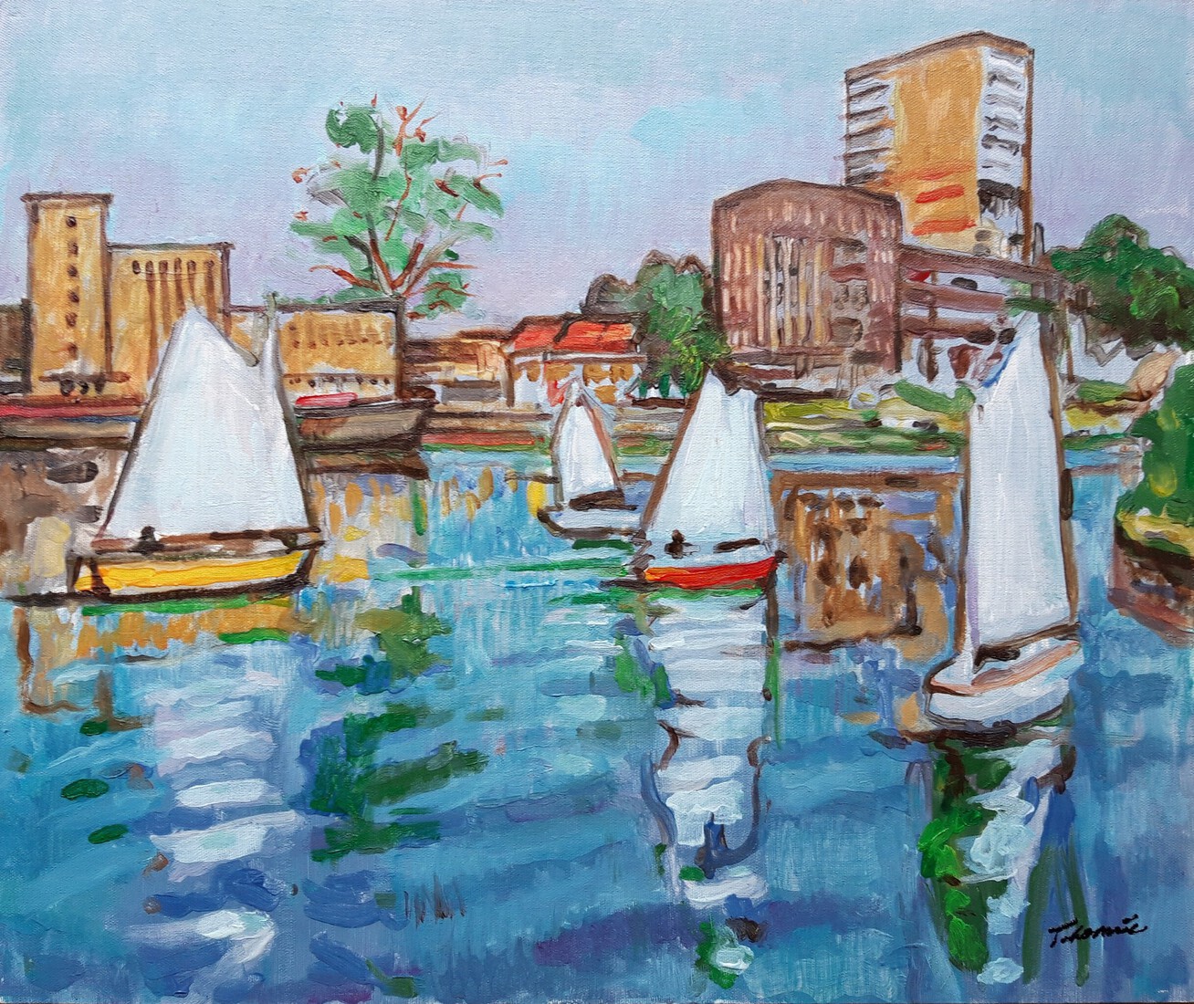 Optimistjes in Piushaven