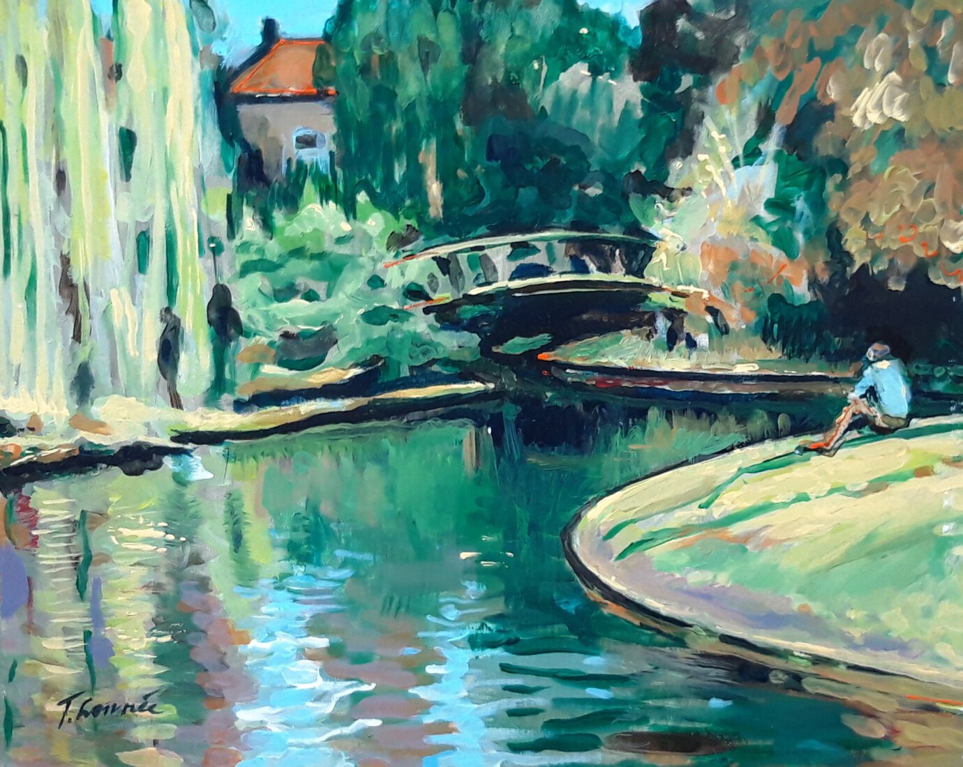 najaarslicht in het Wilhelminapark te Tilburg