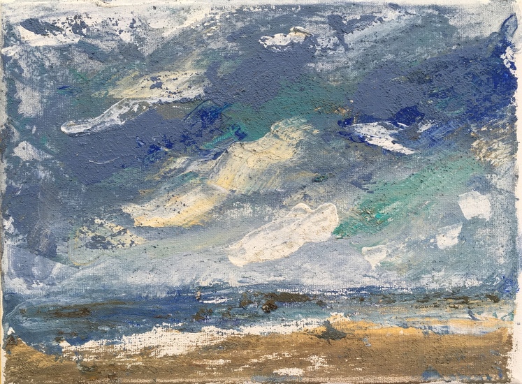 Gele wolk  (verkocht)