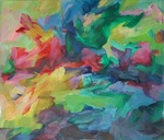 Abtract landschap vol met energie