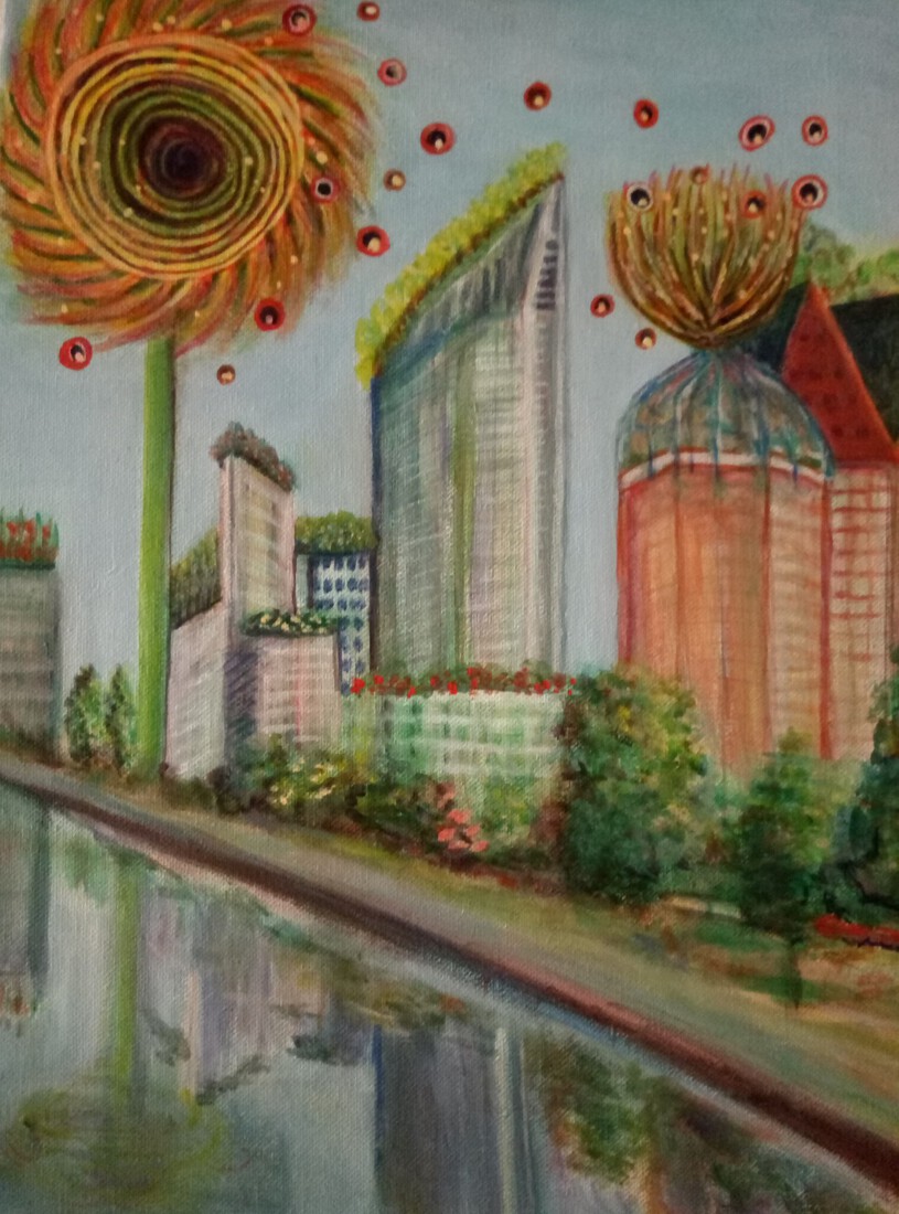 Ontwerp voor opvang van CO2 in centrum Den Haag