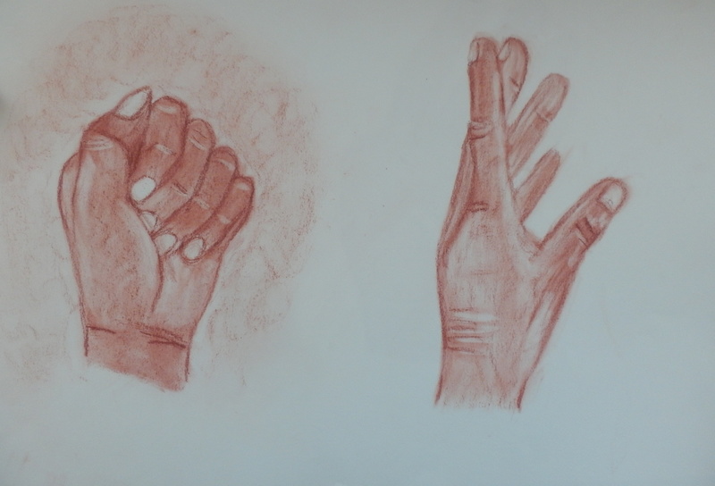 Handen in rood conte 2