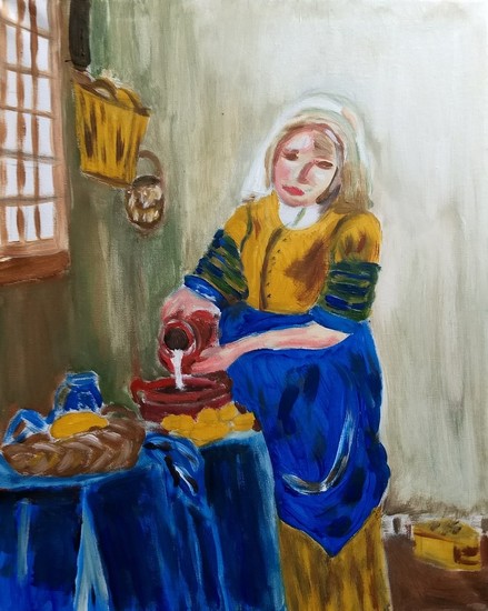 Melkmeisje van Vermeer