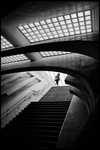 Sfeerimpressies en architectuurfoto's van het nieuwe station van Luik, Liège-Guillemins (architect: Santiago Calatrava).