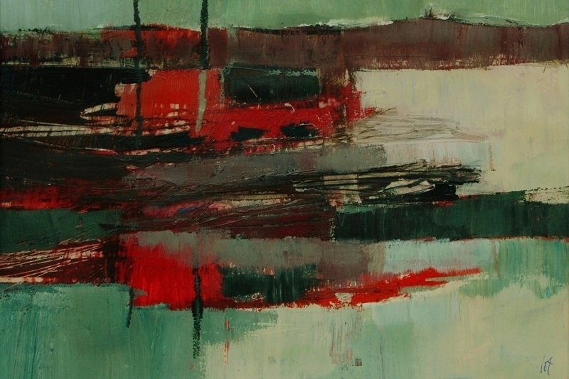 de boot wacht op de tijd...de tijd neemt de boot vandaag