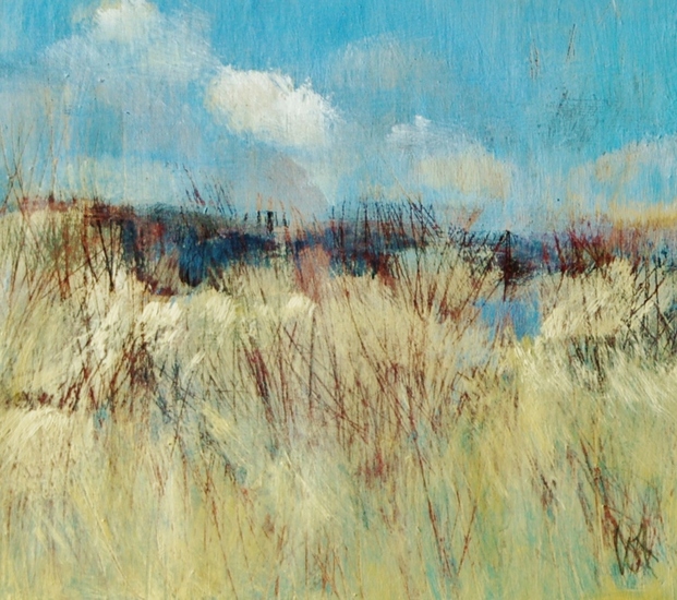 Er achter ligt de zee op mij te wachten.