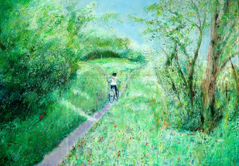 impressie: opkomende zon in Heemskerk