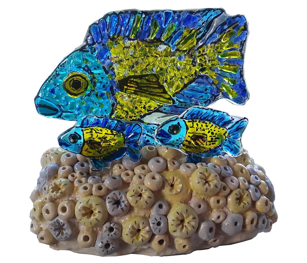 Vissen op de bodem van de zee