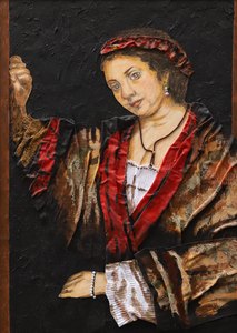 Collagewerkstukken, serie werkstukken met collagetechniek.