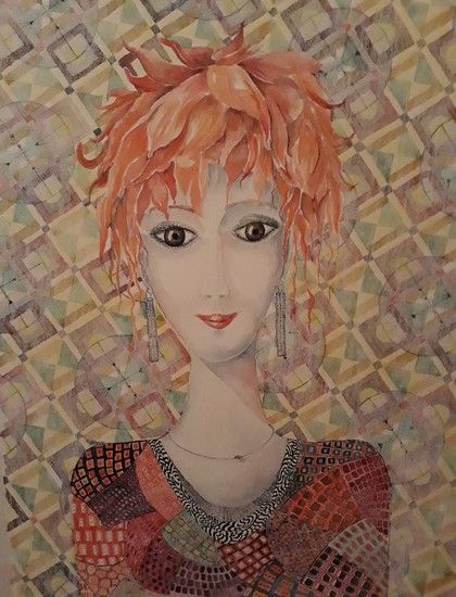 vrouwenhoofd in aquarel (05)