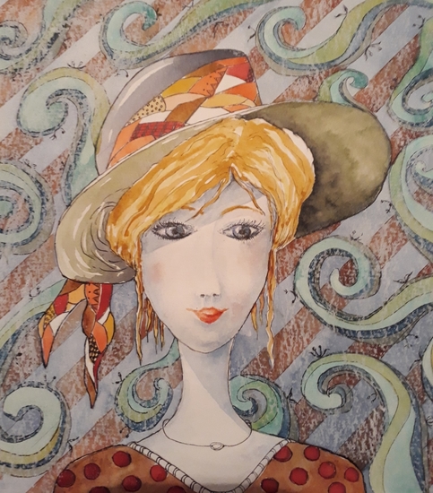 vrouwenhoofd in aquarel (09)