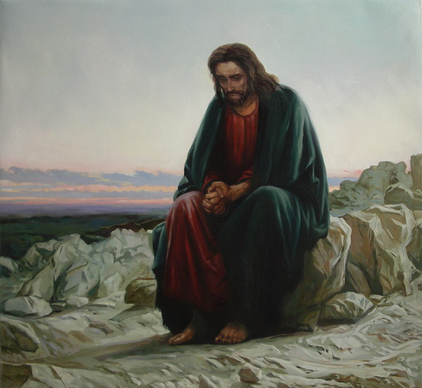 Copy of 'The Christ in desert'