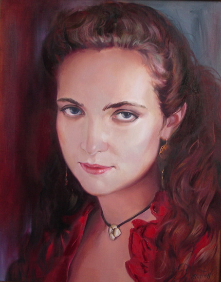 Portrait of young lady