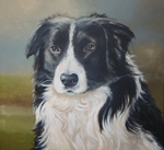 Dieren in realistische stijl, in acryl.