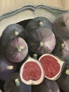 Vijgen op tinnen bord