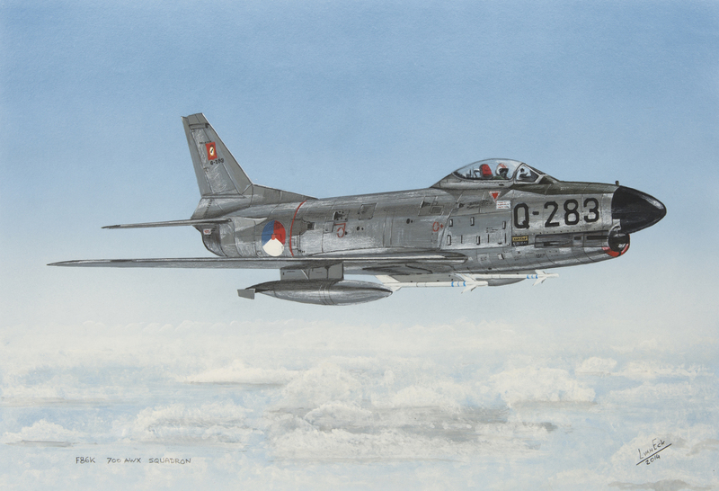 North American F-86K Sabre  (Bestelnr. KLU-40)