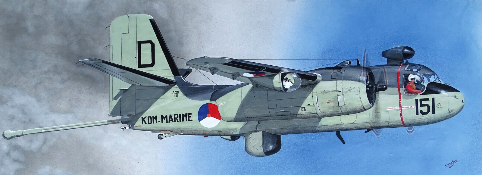 Grumman S2F Tracker (Bestelnr. MLD-70)