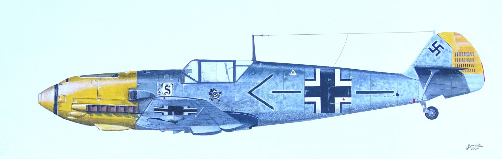 Messersmitt BF109-E (Bestellnr, DLD-11)