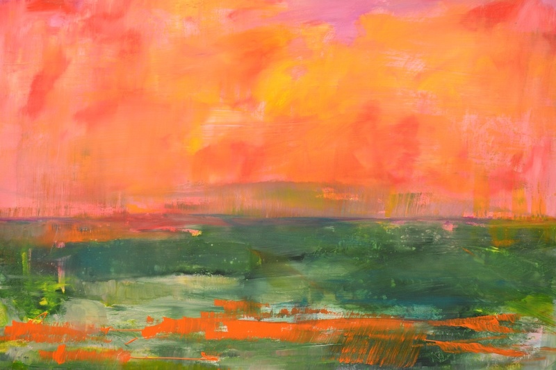 Under a blanket of red