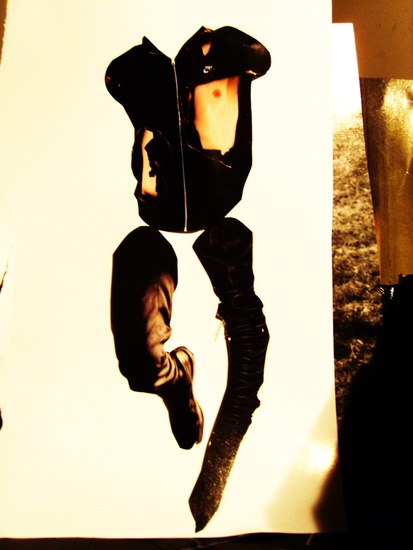 the leather legs