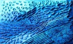 Collages van acrylverf en gemengde materialen op multiplex of doek.