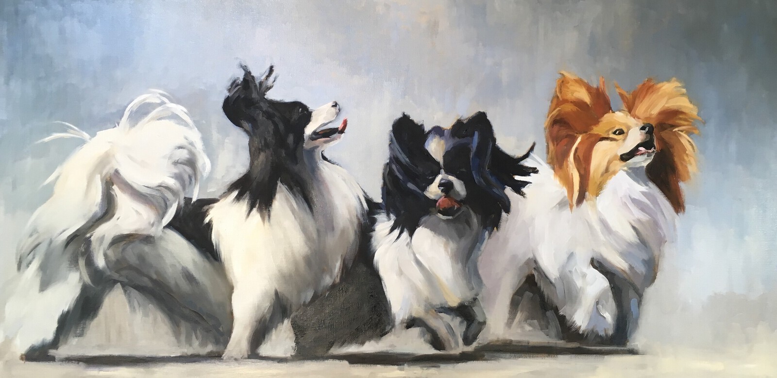 Drie Pipistrelle Papillons