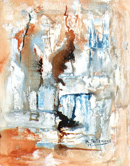 Abstract 11, aquarel