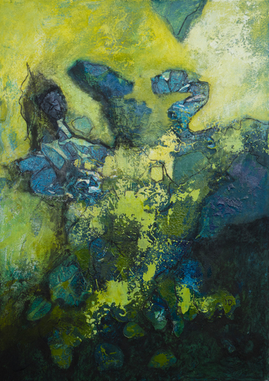 Eilanden groen-blauw