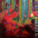 Diverse schilderijen, zowel acryl als olieverf, zowel op MDF als op canvas of papier. Zie beschrijving bij betreffende werk