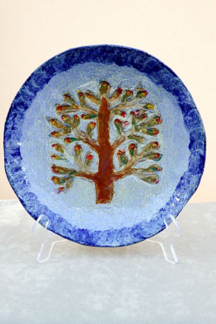 Bomenbord - Baumteller - plate with tree - plat avec arbre