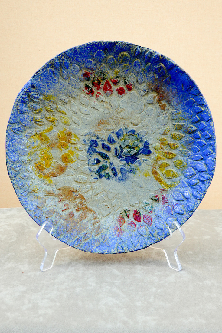Vogelbord - Vogelteller - Plate with birds - Plate avec oiseaux