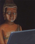 omdat ik denk dat boeddha zelf wel geamuseerd zou zijn door de verstrooing en de ijdelheid van de Westerse spirituele zoeker...