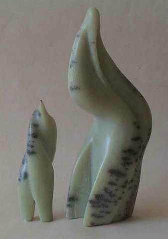 Vogels moeder en kind