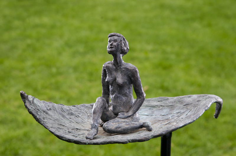 Zonaanbidster op blad