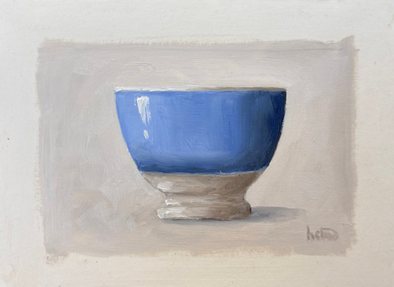 Blauw schaaltje