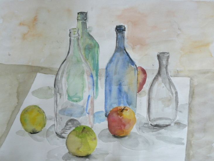 Fruit & bottles