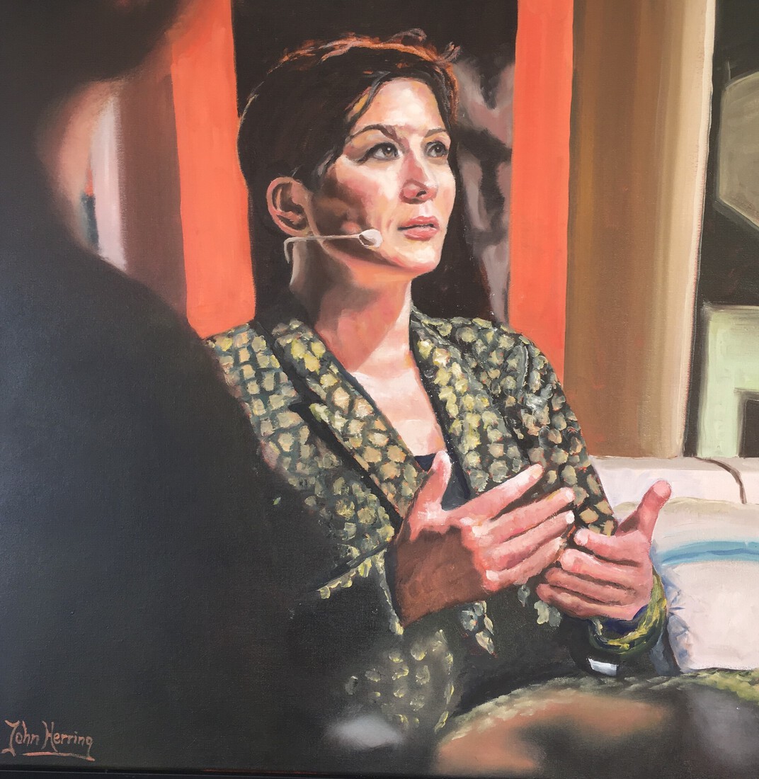 Annechien Steenhuis in studio