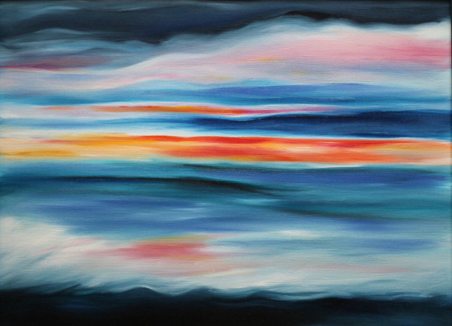 Kleuren in de lucht en in zee