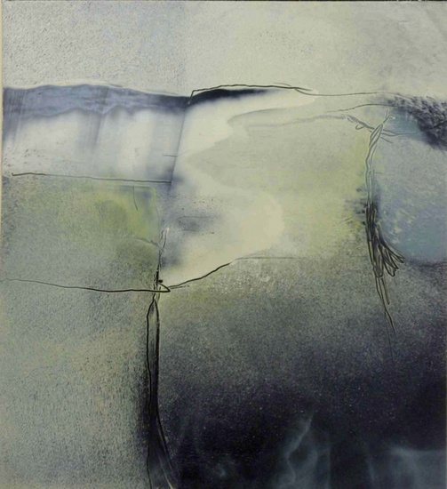 The colorful space in the night