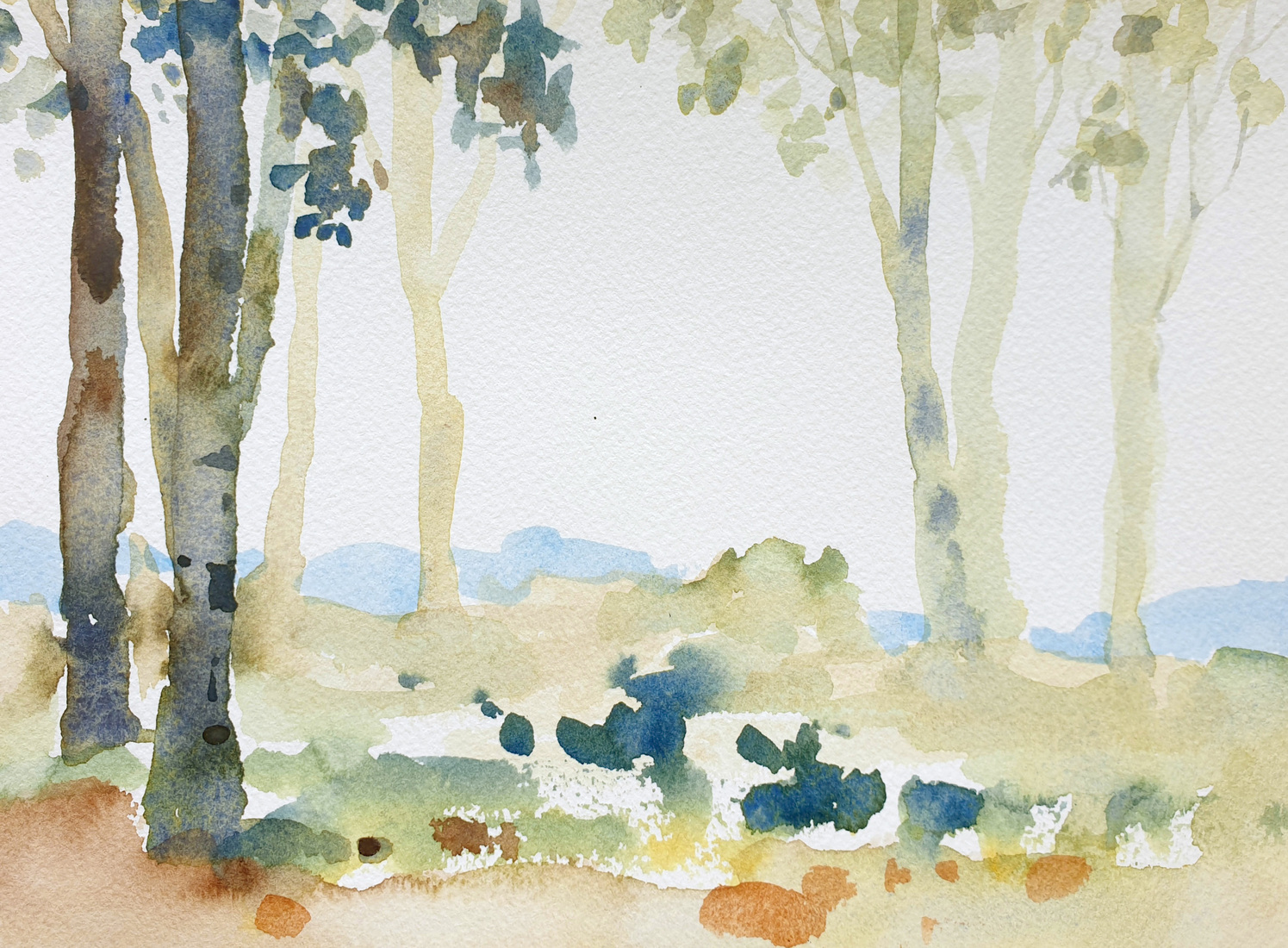 Imprression of trees