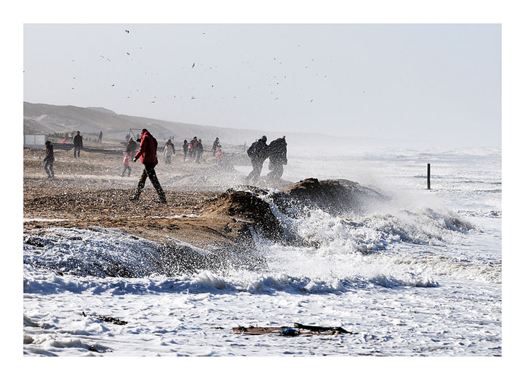Storm inKatwijk.