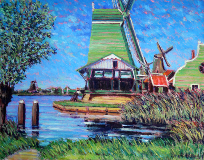 Windmills near the Zaan