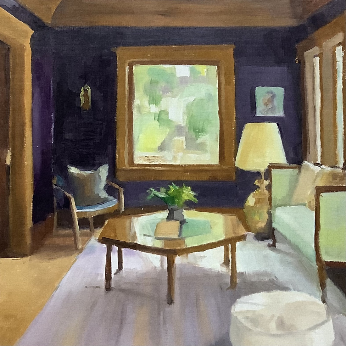 De paarse kamer