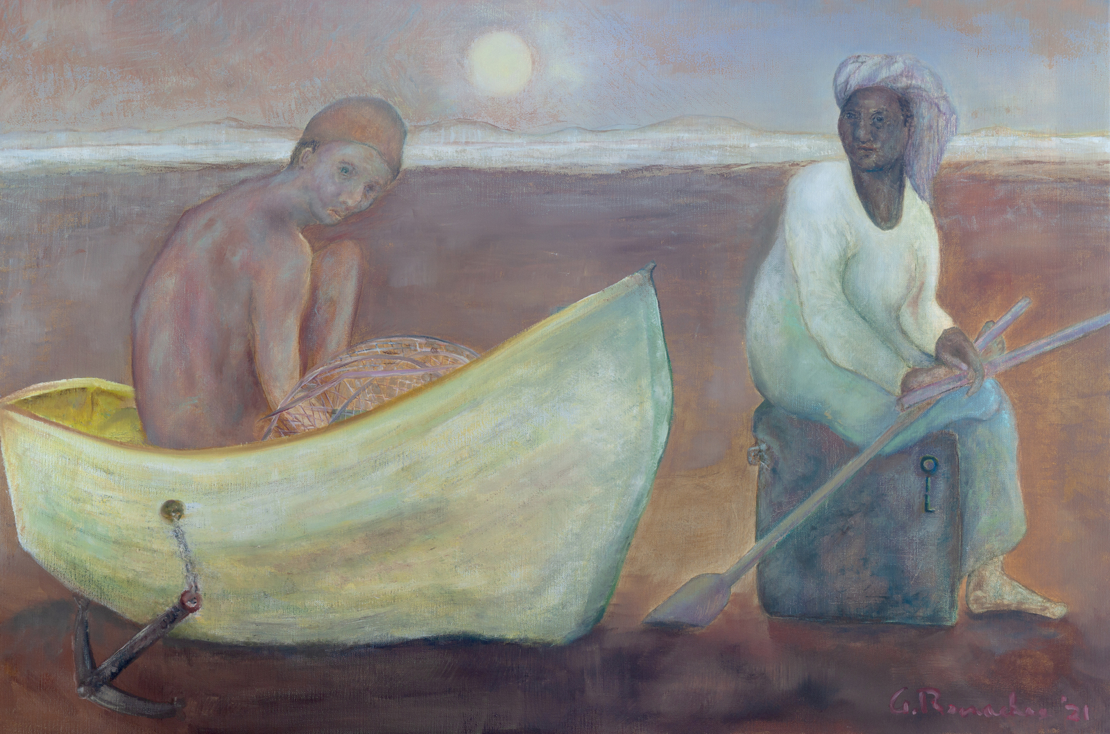 Woestijnvissers/ fishing in the desert