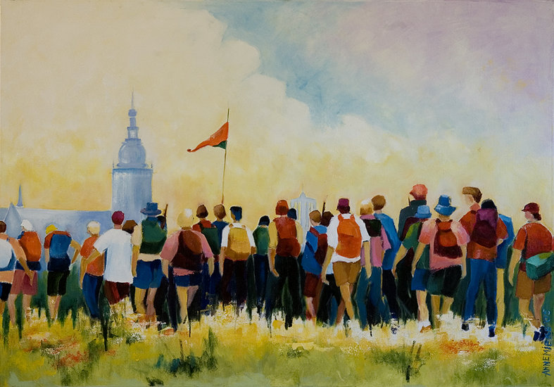 vierdaagselopers dijk Oosterhout