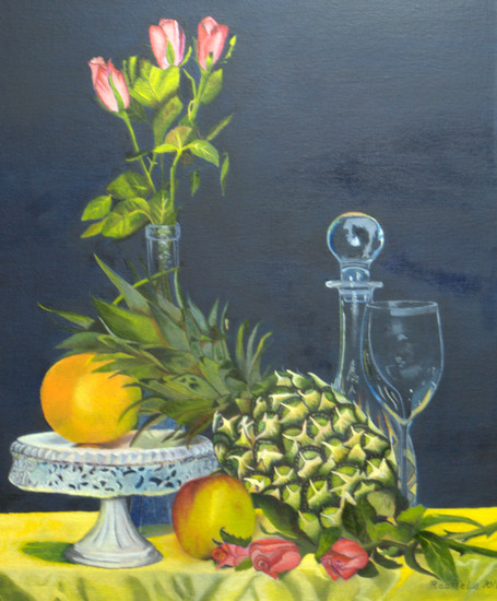 Stilleven met ananas