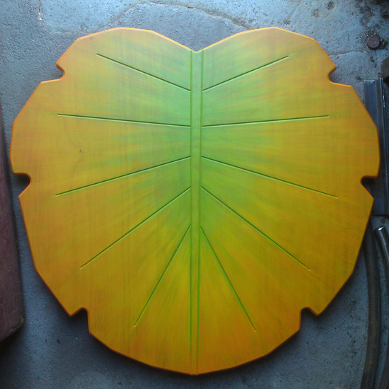 tafetblad voor de bladtafel